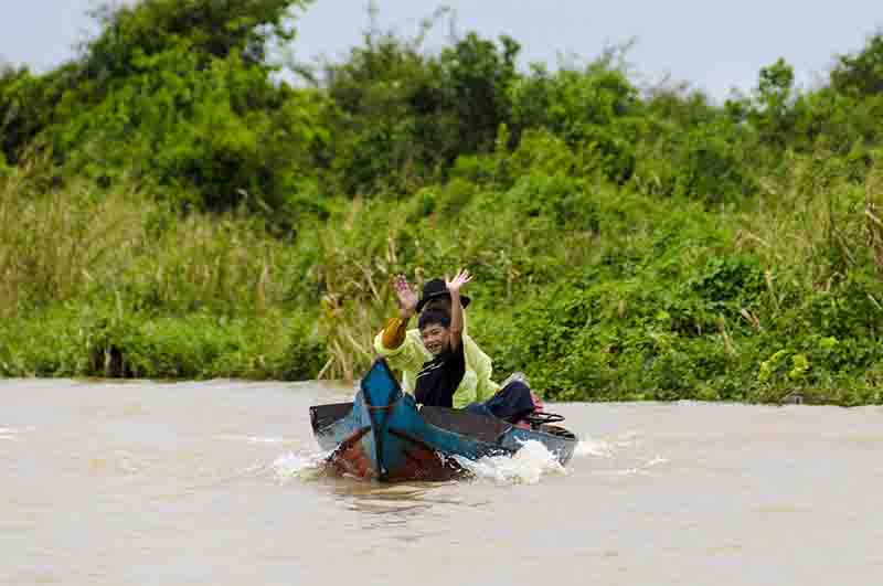 21 - Camboya - lago Tonle Sap y pueblo flotante de Chung Knearn